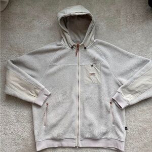 Howler Bros White Sherpa Jacket